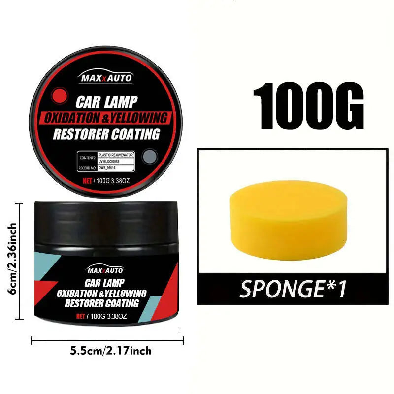 Car Headlight Restoration Kit – Scratch Remover & Polish -Nitroline
