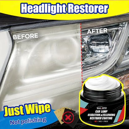 Car Headlight Restoration Kit – Scratch Remover & Polish -Nitroline